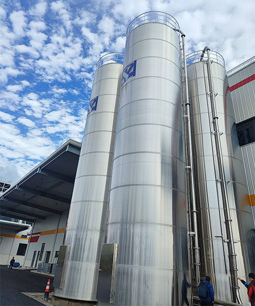 Niasi Outdoor-Lagersilo für Kunststoffrohstoffe